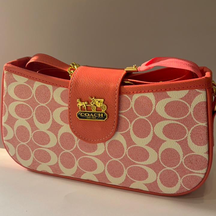 Pink Coach Crossbody Bag