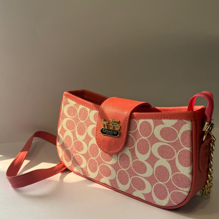 Pink Coach Crossbody Bag